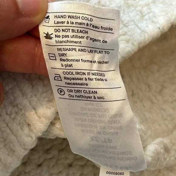 VINCE Ivory 100% Merino Wool long sleeve Chunky knit sweater in size XS - Picture 4 of 8